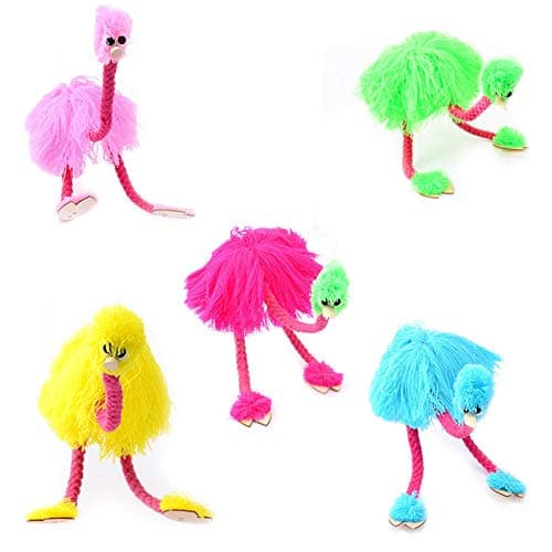 UHBGT String Puppet , 5 pcs Pull String Marionette Ostrich Funny Marionette Toy Activity Doll Gift for Kids Birthdays