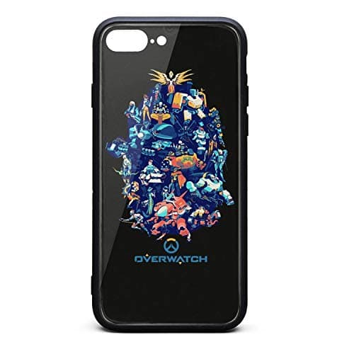 iPhone 7/8 Plus Case - Overwatch-Collection-Poster- TPU Shockproof Protective Case Cover for iPhone 7 Plus Case/iPhone 8 Plus Case