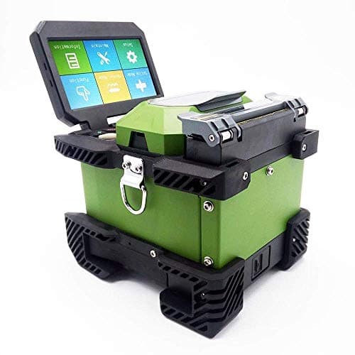 Fiber Optical Fusion Splicer ARC Cable Splicing Machine High-performance Military Quality Fiber Optic Splicing Machine High Precision Fusion Splicer Kit 4.3 inch LCD Touch Screen