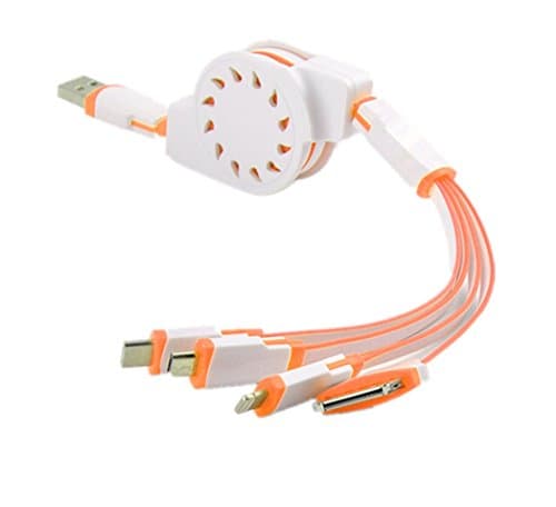 SHINENY Multi Charger, 4 in 1 multiple USB charging cable with Type-C/8 Pin Lightning/ 30 Pin/ Micro USB 2.0 port for iphone 7 plus, ipad, Nexus 6P(100cm)