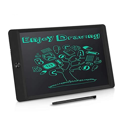 SHKNH LCD Writing Table, 8.5 inch Electronic Drawing & Writing Board, Doodle Board for Kids Gifts, School, Office Blackboard.(Erase Button Lock Included) Black