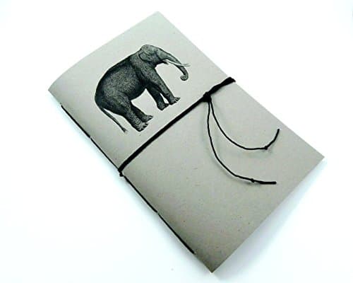 Elephant Journal - Lined, Dot Grid, Blank, Music, Graph or Checkbox Paper