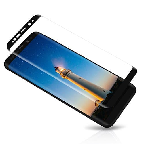 HD Samsung Galaxy Note 8 Screen Protector, Top Glass [9H Hardness][Anti-Fingerprint][Anti-Scratch][Ultra-Clear][No Bubble] Tempered Glass Screen Protector for Galaxy Note 8 (Black)
