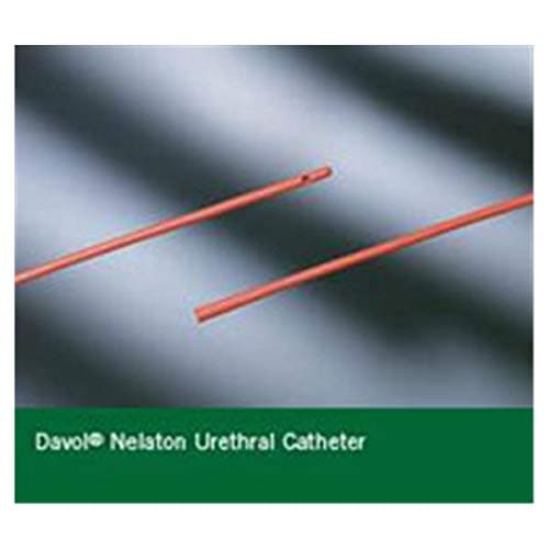 Catheter Intermittent Davol 16Fr Rubber 12/Bx
