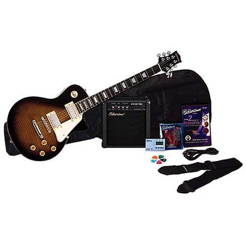 Silvertone SSL3 Electric Guitar Pack, Vintage Sunburst