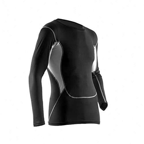 Compression Men's Long Sleeve Top - Base Layer Shirt - Advanced Compression &amp; Muscle Recovery For Running, Training &amp; Athletics