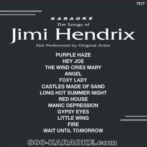 Backstage Karaoke CD+G 7317 Jimi Hendrix