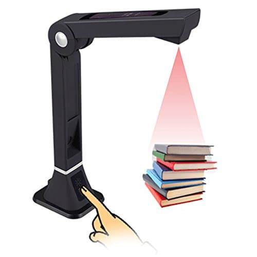 USB Document Camera Scanner, Fast Scanning, 5 Mega pixels CMOS High Definition for Classrooms,Libraries,Demonstration