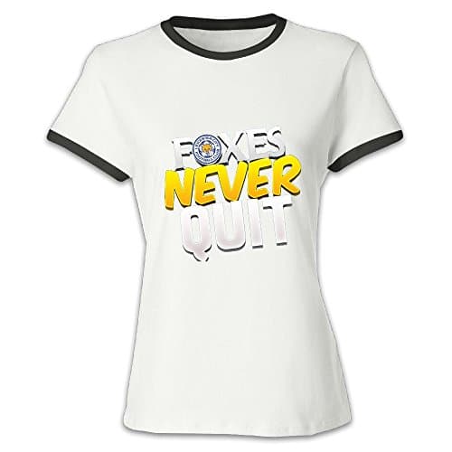 LC Foxes Never Quit Womens Pop Tee Black