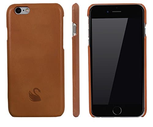 iPhone 6s Leather Case, Rossini Palermo, iPhone 6 &amp; 6S Case Leather, Ultra Slim, Genuine Leather Case for iPhone 6 &amp; 6s, Handmade, Made in Europe (iPhone 6/6S - Tan)