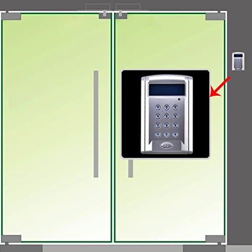 RFID Reader Keypad Door Entry Access Control Kit with 10 Key Fobs