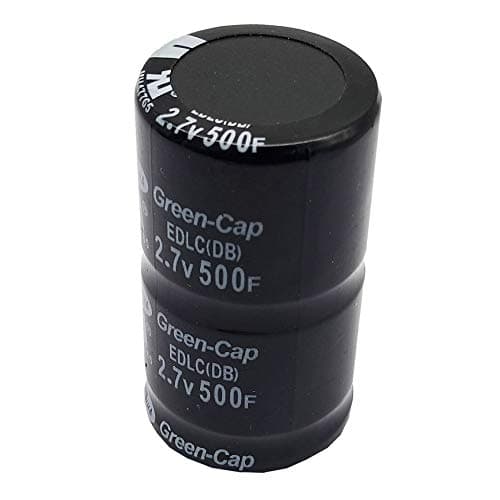 Greatangle 1/2/6/10x Black 2.7V Farad Capacitor 500F 35x60mm Super 2.7V 500F Capacitor Super Capacitor 2.7V 500F Ultra Capacitor