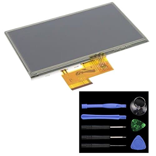 Amaz2016 New Replacement LCD Display with Touch Screen Digitizer for Garmin Nuvi 50 50LM 2555 2555lmt 2595 2585TV 2545 2515 with tool