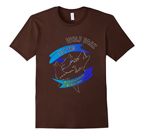 Mens WolfPack 331 TRS Tshirt Small Brown