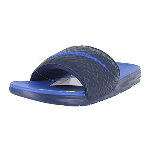 NIK Benassi Solarsoft Slide 2 (11 D(M) US, Midnight Navy Lyon Blue)