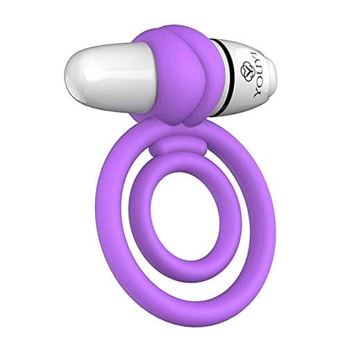 New Men's Products Delay Lock Essence Ring Multi-Function Silent Vibration Toy Medical Silicone Waterproof Seven Kinds of Vibration Mode