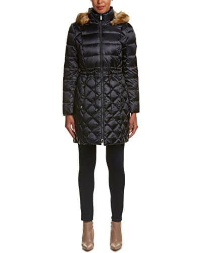DL2 Women's Kourtney Down Parka, Midnight, Small