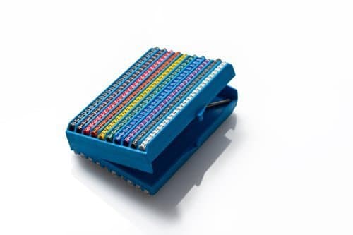 Cable Marker Cassette with 500 Colour-Coded Cable Markers & Applicator by Partex