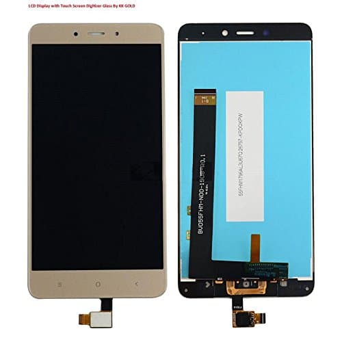 LCD Display with Touch Screen Digitizer Glass for Redmi Note 4, Xiaomi Note 4, Mi Note 4(Gold Color) by KK Gold
