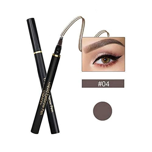 Eyebrow pencil Micro-carved extremely fine three-forked head, natural smooth eyebrow pencil, waterproof, sweat-proof,long-lasting no makeup, three-dimensional shaping, three-headed eyebrow pencil