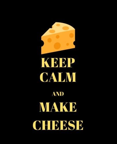 Keep Calm And Make Cheese: Book Gift Idea With A Custom Keep Calm Quote | 120 Pages Ruled Paperback – 25 Apr 2018