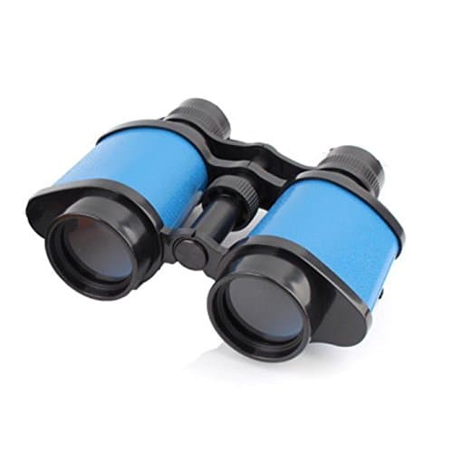 Kid Binoculars, 8x30 Binoculars for Kids, Bird Watching - Educational Learning - Hunting - Hiking - Birthday Presents - Gifts for Children - Outdoor Play (Blue)