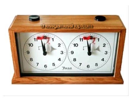 Philos 4682 Beech Insa Mechanical Chess Clock