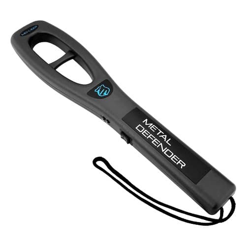 Handheld Security Screening Metal Detector Adjustable Sensitivity Audio & Vibration Alarms