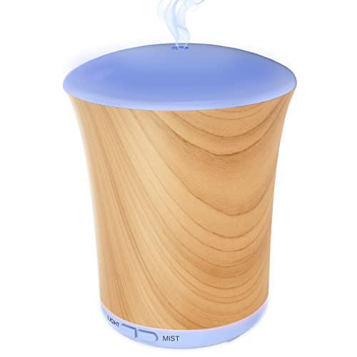 Aromatherapy Diffusers For Essential Oils 200ml Essential Oil Diffuser Neloodony Cool Mist Humidifiers With 8 Color LED Lights, Auto Shut-off and Adjustable Mist Mode For Home Kid Bedroom