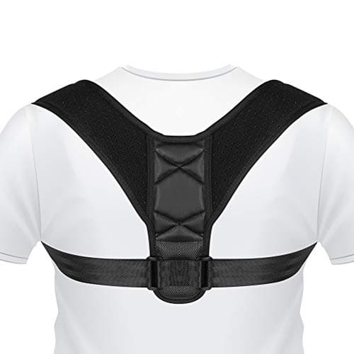 Posture Corrector for Women & Men Effective and Comfortable Adjustable Upper Back Brace Clavicle Support Device Prevent Slouching and Provides Upper Back Shoulder and Neck Pain Relief