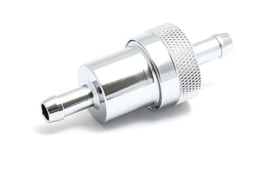 'High Flow Fuel Filter 5/16 Chrome
