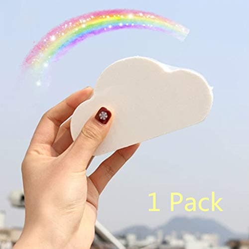 BeautyShe Rainbow Cloud Bath Bomb, Float on Water&Release Vivid Rainbow Color, Moisturize Dry Skin, Bath Fizzy Stocking Stuffer Gift for Her, Surprise Bath Bomb, Kids’ Most love! (1 PC)