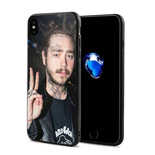 Post Malone Personalized Screen Protector Rugged Cover Dust-Proof Shockproof Drop-Proof Scratch-Resistant Shell for Apple iPhone X Case 5.8 Inch