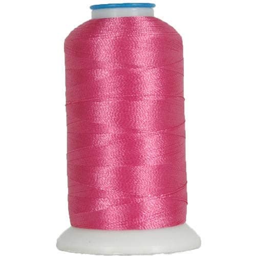 Threadart Polyester Machine Embroidery Thread By the Spool - No. 674 - Hot Pink - 1000M - 40wt - 220 Colors Available