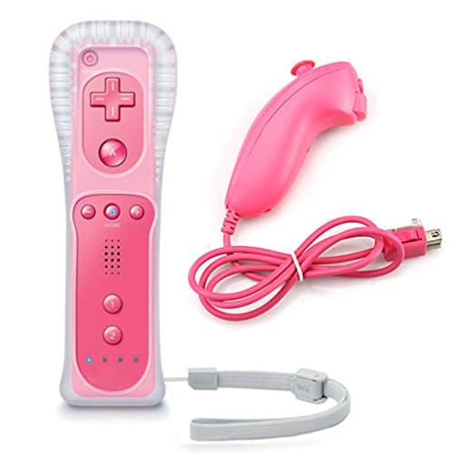 Nunchuck Wireless Remote Controller for Wii Pink