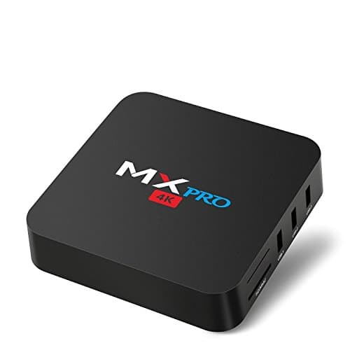 MX Pro Android 5.1 Smart Tv Box Amlogic S905 1GB DDR3 8GB Rom 4K 2k 64Bits Super HD Mini PC Media Streaming Player with WIFI DLAN with HDMI Cable Best Selling