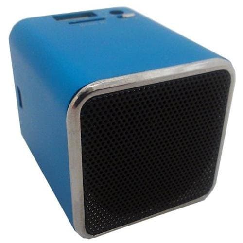 SnowFire CUBE-BL Cuboid Portable Speaker - Blue