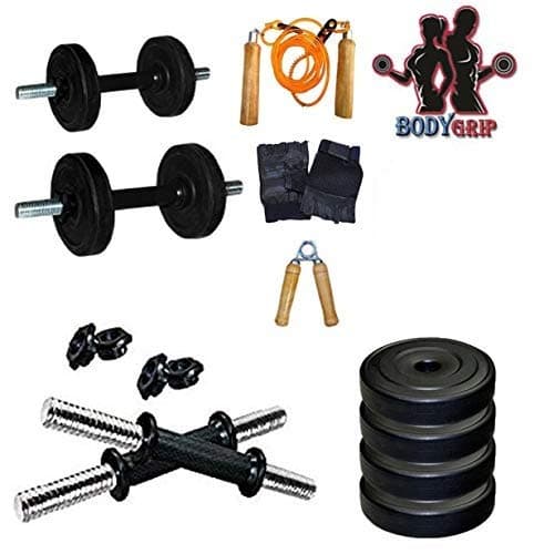 Bodygrip Dumbell Set Combo, 8Kg