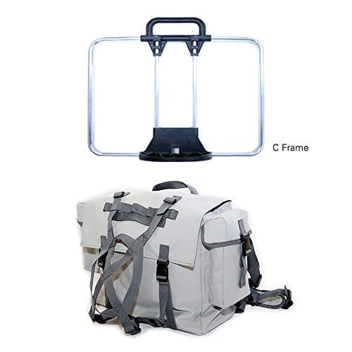 Rucksack Bag and Frame Set for Brompton (Silver Grey + C Frame)