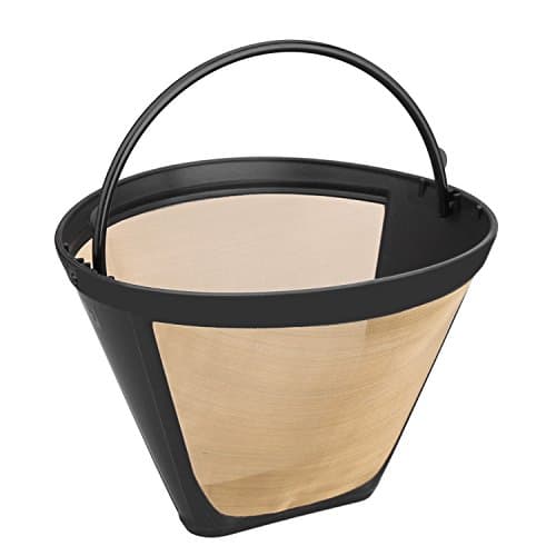 Nicelucky 4 Cone Shape Permanent Coffee Filter With Handle fits Mr. Coffee Cup Coffeemakers