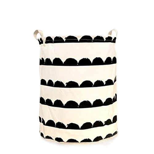 Guurachi Fabric Foldable Round Laundry Basket Hamper Closet Storage Bin Bag 4050cm (STYLE 01)