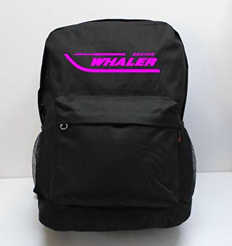 Boston Whaler Backpack custom print BAGMAX BACKPACK COOL RAVE AUTHENTIC Boat SCHOOL BOOK (Neon Pink)