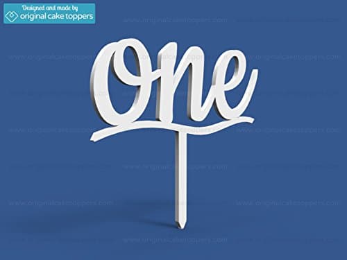Original Cake Toppers One - White