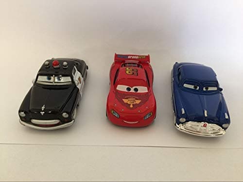 Pixar Cars Basic Characters Lightning McQueen The King Chick Hicks Diecast Toy Car 1:55 Loose Kids Toys Vehicle