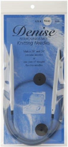 Denise Needles Interchangeable Knitting Needle Set, 10.5/6.5mm