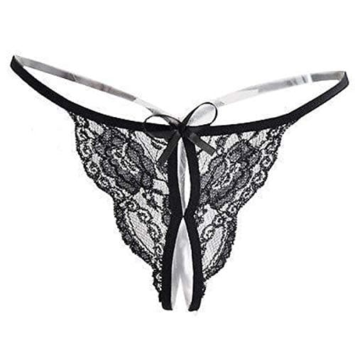 BOLDNYOUNG Women's Net G String Thong (Black)