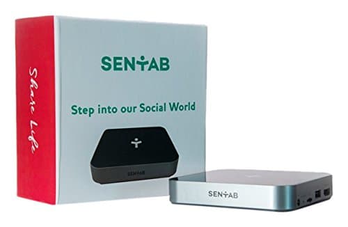 Android TV Box Set & Video Caller with Camera by Sentab Smart 4K Media Center Best Streaming Media Player for Free Video Calls & Photo Video Sharing 4GB/12GB HDMI IN Wifi USB Bluetooth