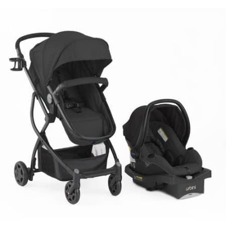 Urbini Omni Plus Travel System, Black