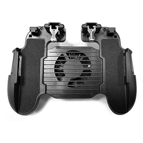 CelleSturd Gamepad H5 Mobile Gamepad Controller Trigger Fire Buttons with Cooling Fan for PUBG