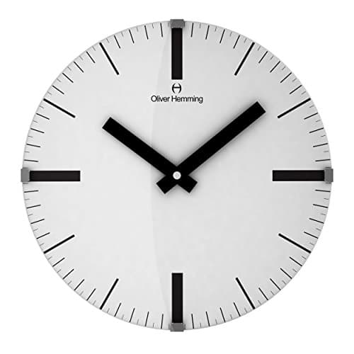 Vitri Collection 12 Inch Wall Clock with Classic Line Dial